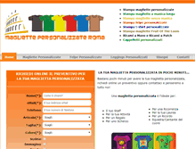 Tablet Screenshot of magliettepersonalizzateroma.it